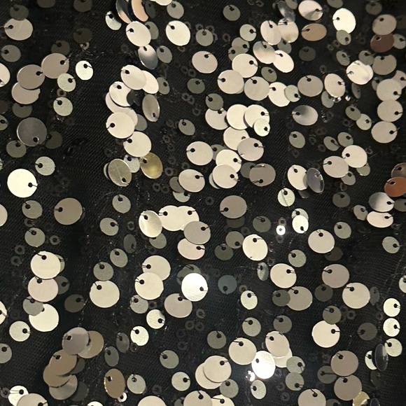 Girl’s Zunie Sleeveless Sequin Black/Silver Dress Size 16 EUC!! - Picture 8 of 13